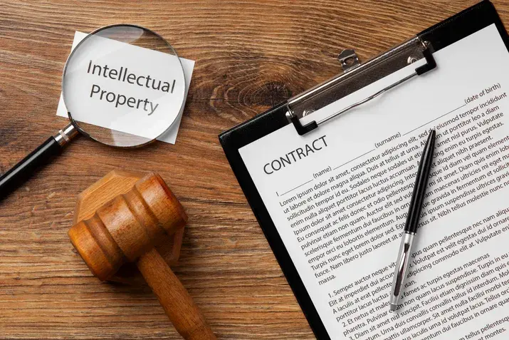 Intellectual property contract and trademark legal documents