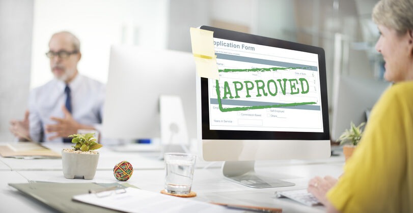 Approved trademark application document