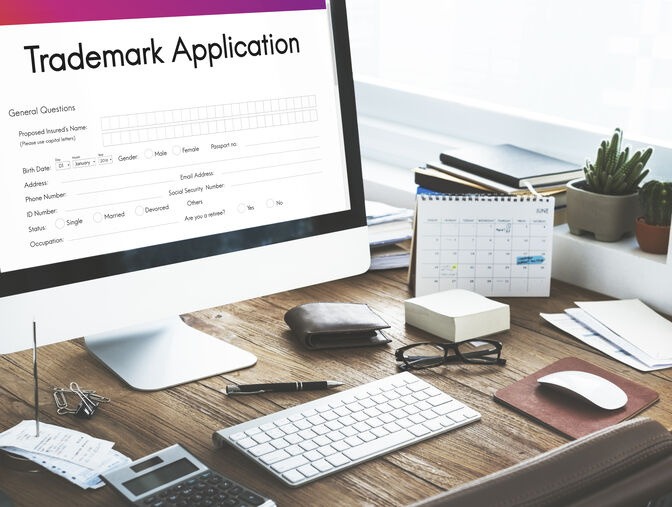 Trademark application filing form